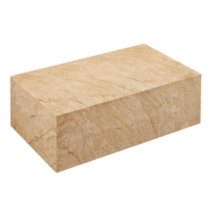 Jordana Square Plinth Concrete Coffee Table by Modway