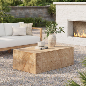 Jordana Square Plinth Concrete Coffee Table by Modway