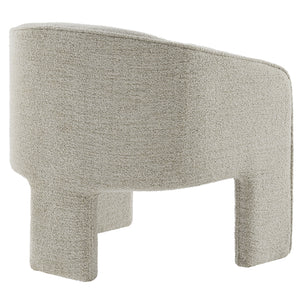 Greer Boucle Fabric Upholstered Accent Armchair by Modway