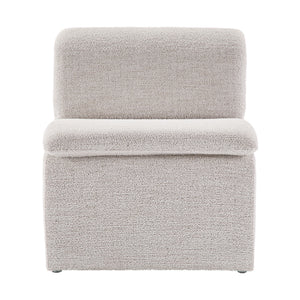 Dune Boucle Upholstered Armless Accent Chair
