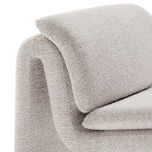 Dune Boucle Upholstered Armless Accent Chair