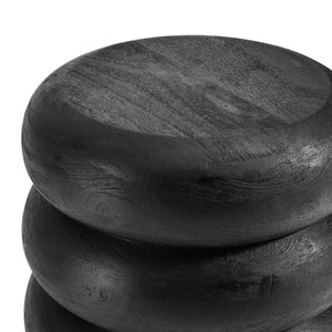 Ellery Round Stacked Wood Side Table by Modway