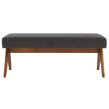 Lyra 47" Fabric Upholstered Bench by Modway