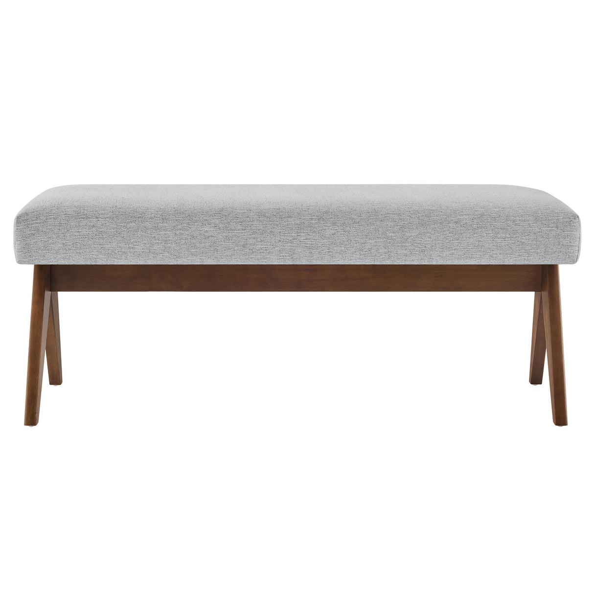 Lyra 47" Fabric Upholstered Bench by Modway