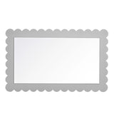 Emmeline Scalloped Rectangle Wall Mirror by Modway
