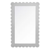 Emmeline Scalloped Rectangle Wall Mirror by Modway