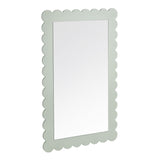 Emmeline Scalloped Rectangle Wall Mirror by Modway