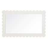 Emmeline Scalloped Rectangle Wall Mirror by Modway
