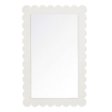 Emmeline Scalloped Rectangle Wall Mirror by Modway