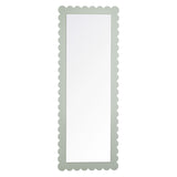Emmeline Scalloped Rectangle Floor Mirror by Modway