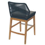 Wellspring Outdoor Patio Teak and Rope Counter Stool by Modway