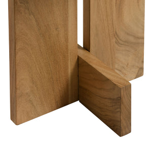 Tarin Acacia Wood and Marble Side Table by Modway