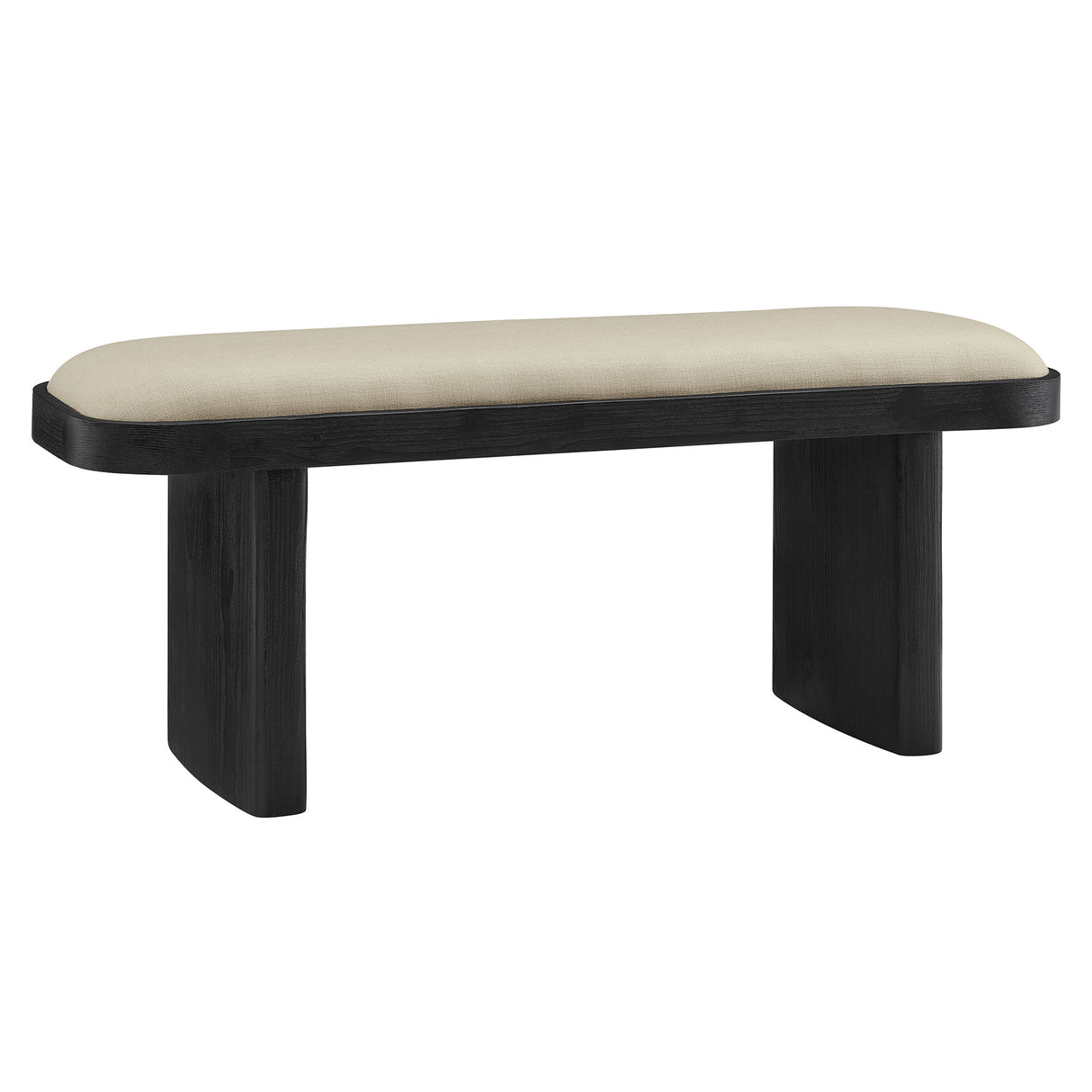 Iver 43" Upholstered Wood Accent Bench by Modway