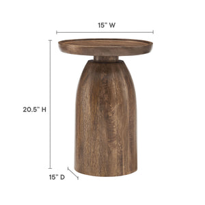 Holloway Round Wood Side Table by Modway