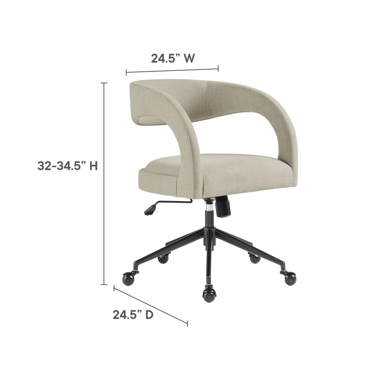 Pinnacle Upholstered Office Chair by Modway