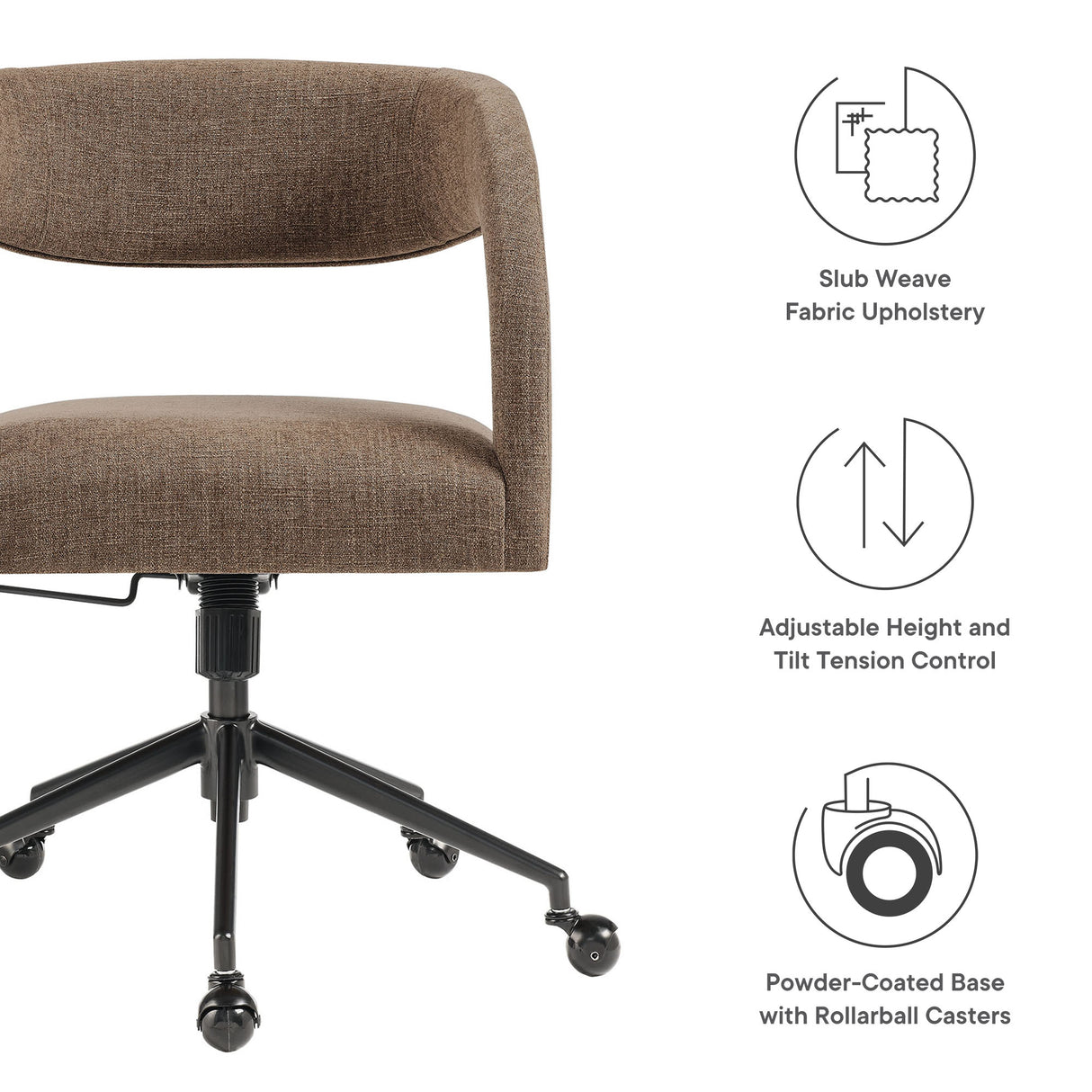 Pinnacle Upholstered Office Chair by Modway