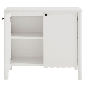 Emmeline 35" 2-Door Scalloped Sideboard Cabinet by Modway
