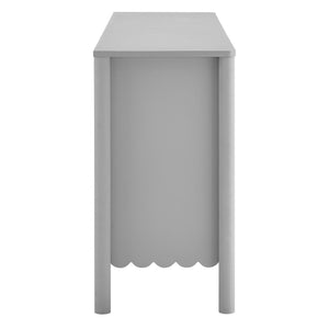 Emmeline 66" 4-Door Scalloped Sideboard Cabinet by Modway