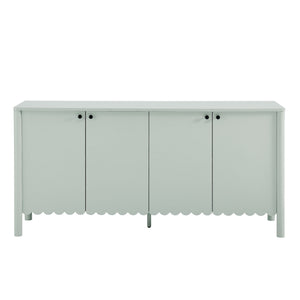 Emmeline 66" 4-Door Scalloped Sideboard Cabinet by Modway