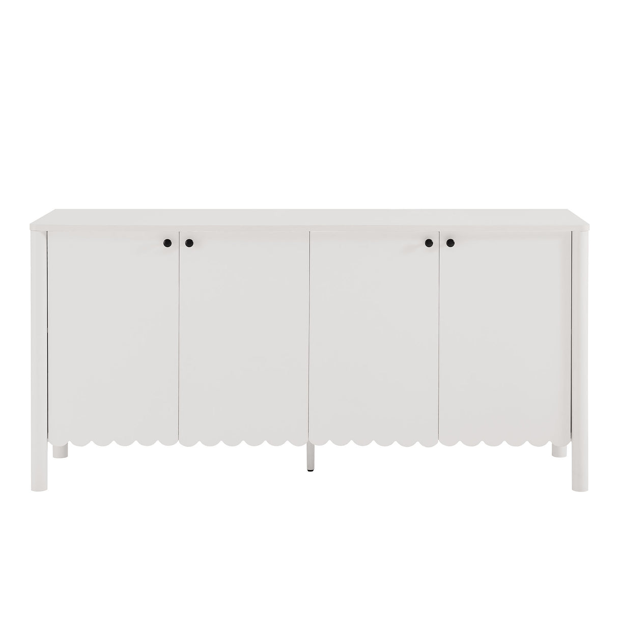 Emmeline 66" 4-Door Scalloped Sideboard Cabinet by Modway