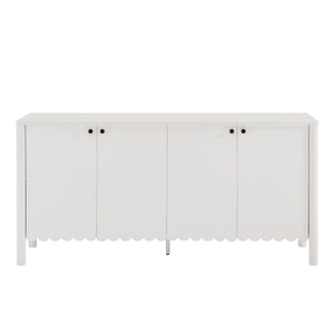 Emmeline 66" 4-Door Scalloped Sideboard Cabinet by Modway