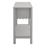 Emmeline 3-Drawer Scalloped Console Table by Modway