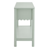Emmeline 3-Drawer Scalloped Console Table by Modway