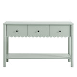 Emmeline 3-Drawer Scalloped Console Table by Modway