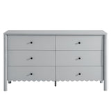 Emmeline Scalloped 6-Drawer Dresser by Modway