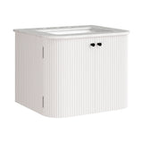 Zia 24" Wall-Mount Bathroom Vanity with Marble Sink by Modway