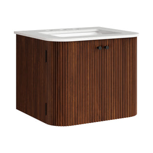 Zia 24" Wall-Mount Bathroom Vanity with Marble Sink by Modway