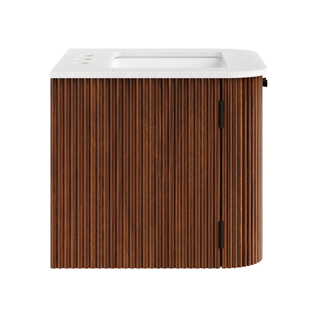 Zia 24" Wall-Mount Bathroom Vanity with Marble Sink by Modway