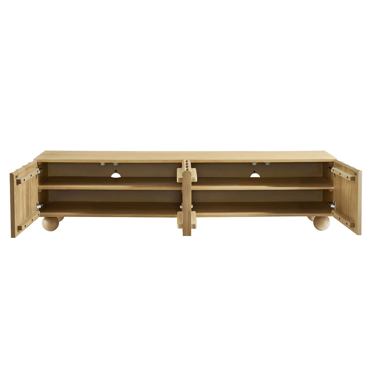 Sorren Scalloped 71" Wood TV Stand by Modway