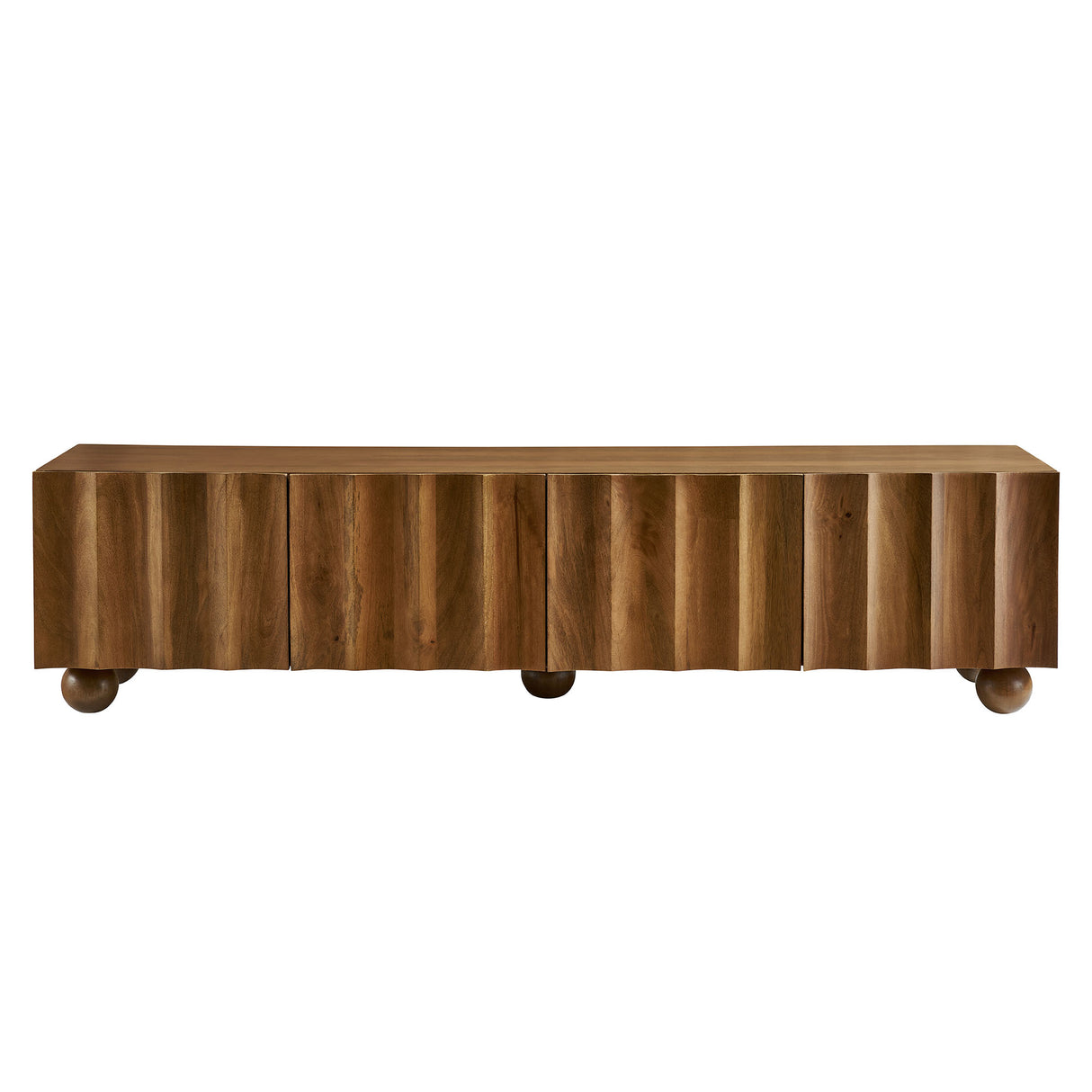 Sorren Scalloped 71" Wood TV Stand by Modway