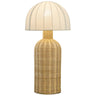 Santo Rattan Table Lamp With Dome Shade by Modway