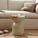 Lazaro Round Rattan Side Table by Modway