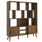 Transmit 59" Bookcase with Sliding Doors by Modway