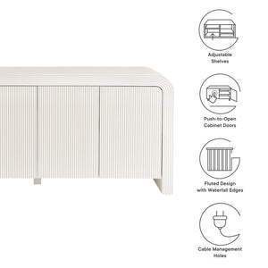 Waterflute 70" Fluted Sideboard Cabinet by Modway
