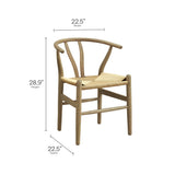 Amish 29" Wood Dining Chair by Modway