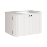 Zia 30" Wall-Mount Bathroom Vanity with Marble Sink by Modway