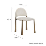 Hayley Upholstered Fabric Dining Side Chair by Modway