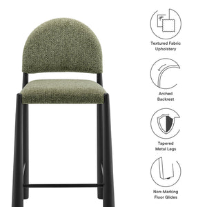 Hayley Upholstered Fabric Counter Stool by Modway
