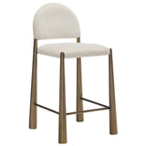 Hayley Upholstered Fabric Counter Stool by Modway