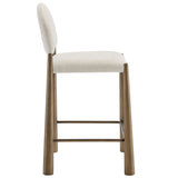 Hayley Upholstered Fabric Counter Stool by Modway