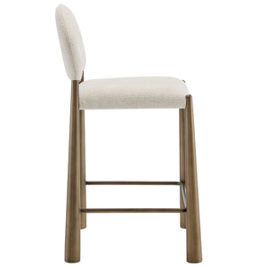 Hayley Upholstered Fabric Counter Stool by Modway