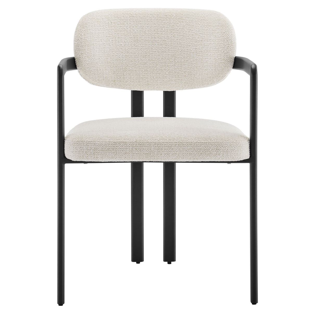 Elio Barrel Fabric and Metal Dining Chair by Modway