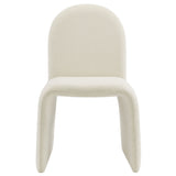 Junia Boucle Upholstered Armless Dining Chair by Modway