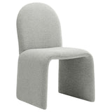 Junia Boucle Upholstered Armless Dining Chair by Modway