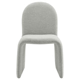 Junia Boucle Upholstered Armless Dining Chair by Modway