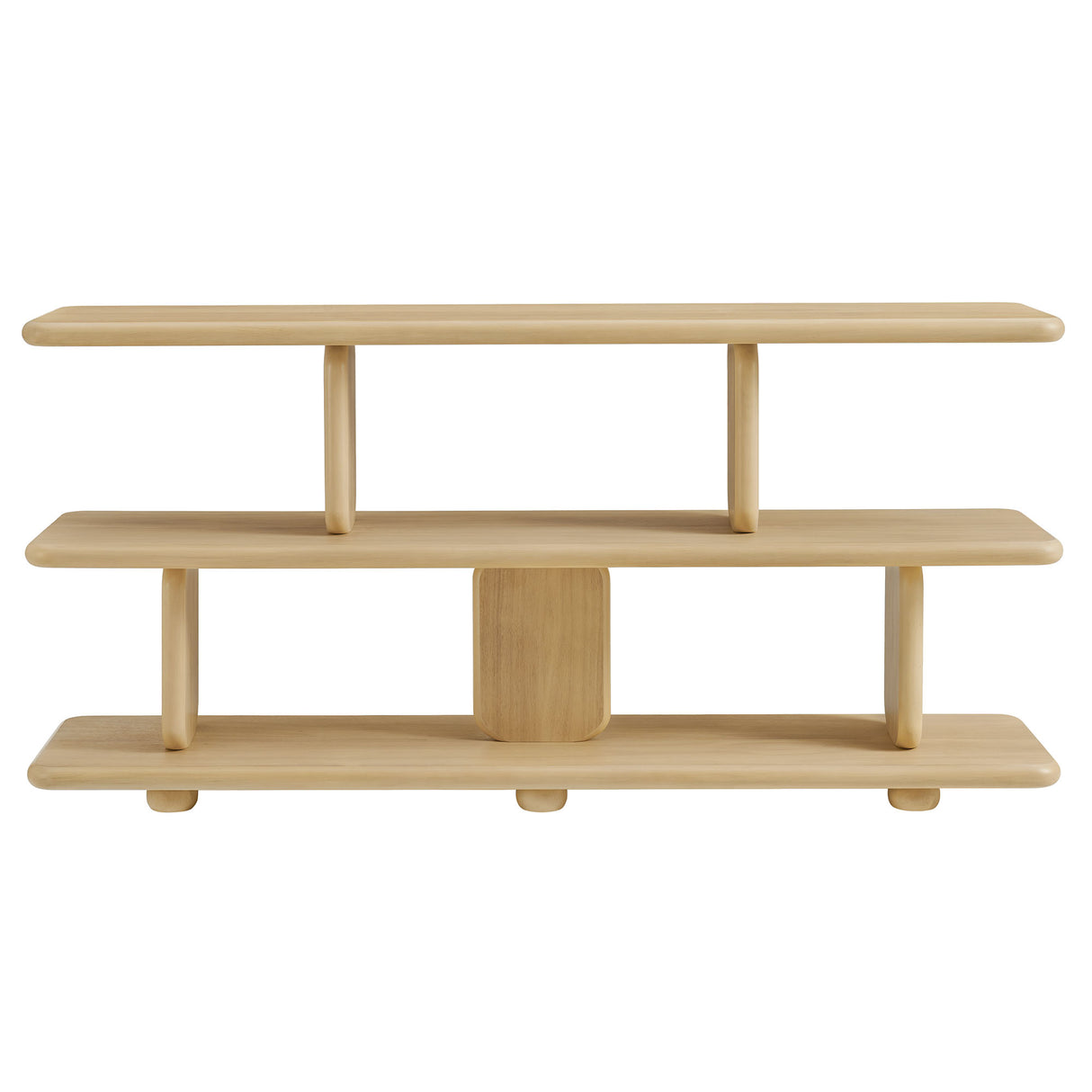 Lyle Sculptural 2-Tier Bookshelf by Modway